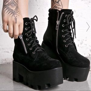 Dolls kill platform boots